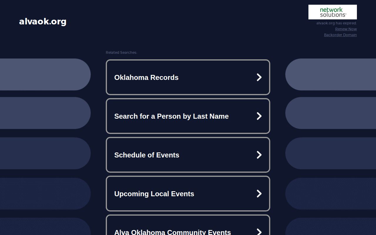 Alva Police Department official contact page for arrest-record inquiries